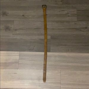 ✅ FREEMAN’S Child’s Genuine Leather Belt Brass Buckle Tan